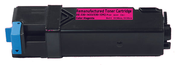 Compatible Dell 2130CN 2135CN (330-1392) Toner Cartridge, Magenta, 2.5K High Yield