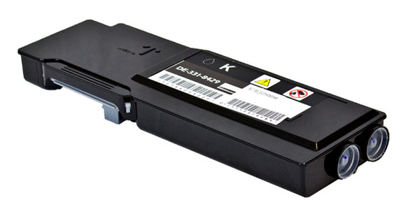 Compatible Dell C3760 (331-8429) Toner Cartridge, Black, 11K Extra High Yield