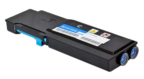 Remanufactured Dell C3760 (331-8432) Toner Cartridge, Cyan, 9K Extra High Yield