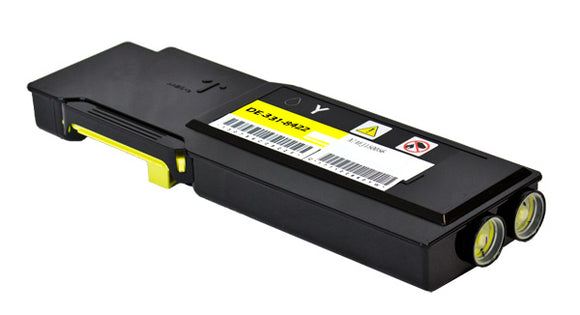Remanufactured Dell C3760 (331-8430) Toner Cartridge, Yellow, 9K Extra High Yield