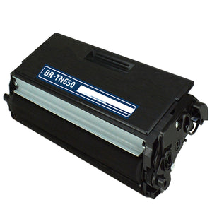 Compatible Brother TN650 (TN650, TN620) Toner Cartridge, Black, 8K High Yield
