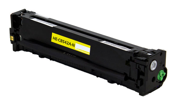 Remanufactured HP 125A (CB542A) Toner Cartridge, Yellow, 1.4K Yield