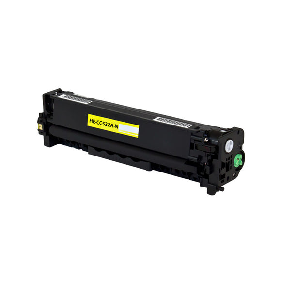 Remanufactured HP 304A (CC532A) Toner Cartridge, Yellow, 2.8K Yield