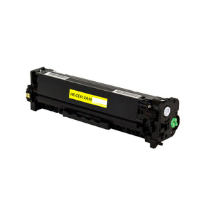 Compatible HP 305A (CE412A) Toner Cartridge, Yellow, 2.6K Yield