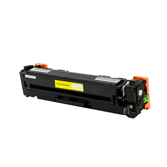 Compatible HP 410A (CF412A) Toner Cartridge, Yellow, 2.3K Yield