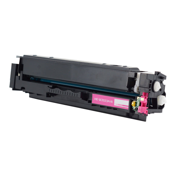 Compatible HP 414A (W2023A) Toner Cartridge, Magenta, 2.1K Yield, ., With New Chip