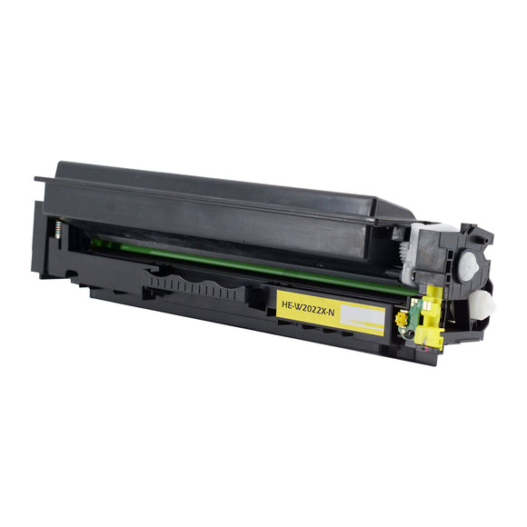 Compatible HP 414X (W2022X) Toner Cartridge, Yellow, 6K High Yield, ., With New Chip