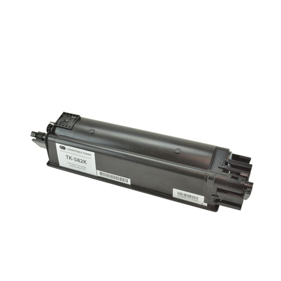 Compatible Kyocera Mita TK-582K (1T02KT0US0) Toner Cartridge, Black, 3.5K Yield
