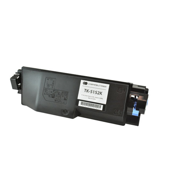 Compatible Kyocera Mita TK-5152K (1T02NS0US0) Toner Cartridge, Black, 12K Yield