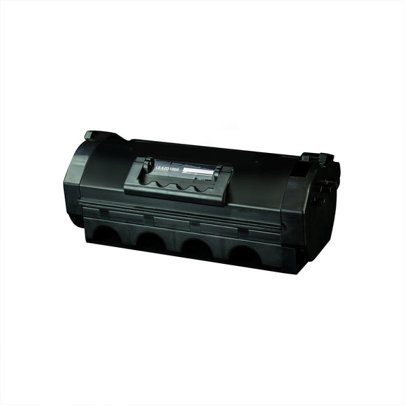 Compatible Lexmark 521 (52D1000) Toner Cartridge, Black, 6K Yield