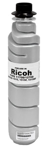 Compatible Ricoh TYPE 1170D TYPE 1270D (885531) Toner Cartridge, Black, 7K Yield