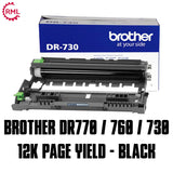 RML Certified Brother DR730 (For TN770, TN760, TN730) Drum Unit, Black, 12K Yield