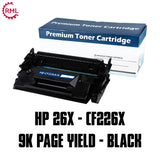 RML Certified HP 26X (CF226X) Toner Cartridge, Black, 9K High Yield