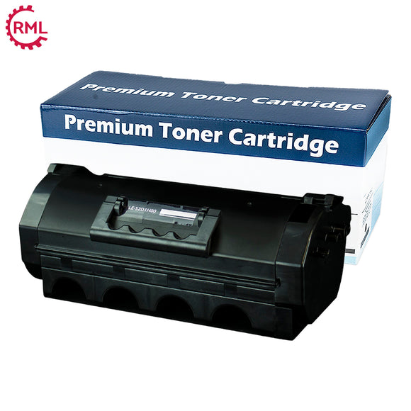 RML Certified Lexmark 521H (52D1H00) Toner Cartridge, Black, 25K High Yield